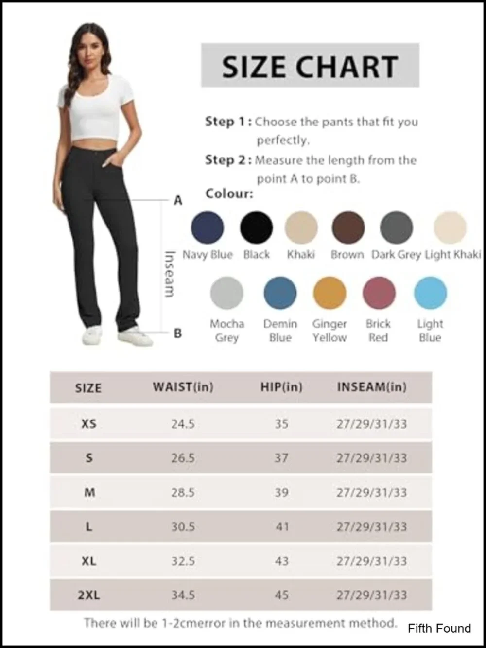 Stretchy Yoga Dress Pants High Rise Straight Leg with Pockets Casual